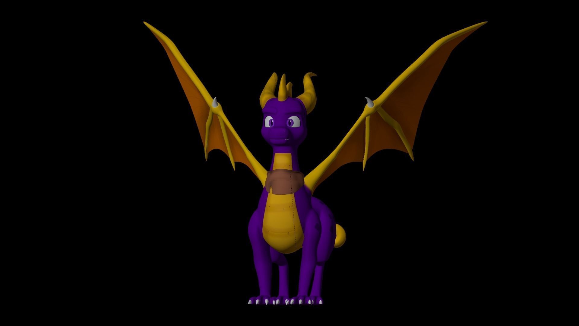 Spyro and Cynder Reboot Models Low-poly 3D model_18