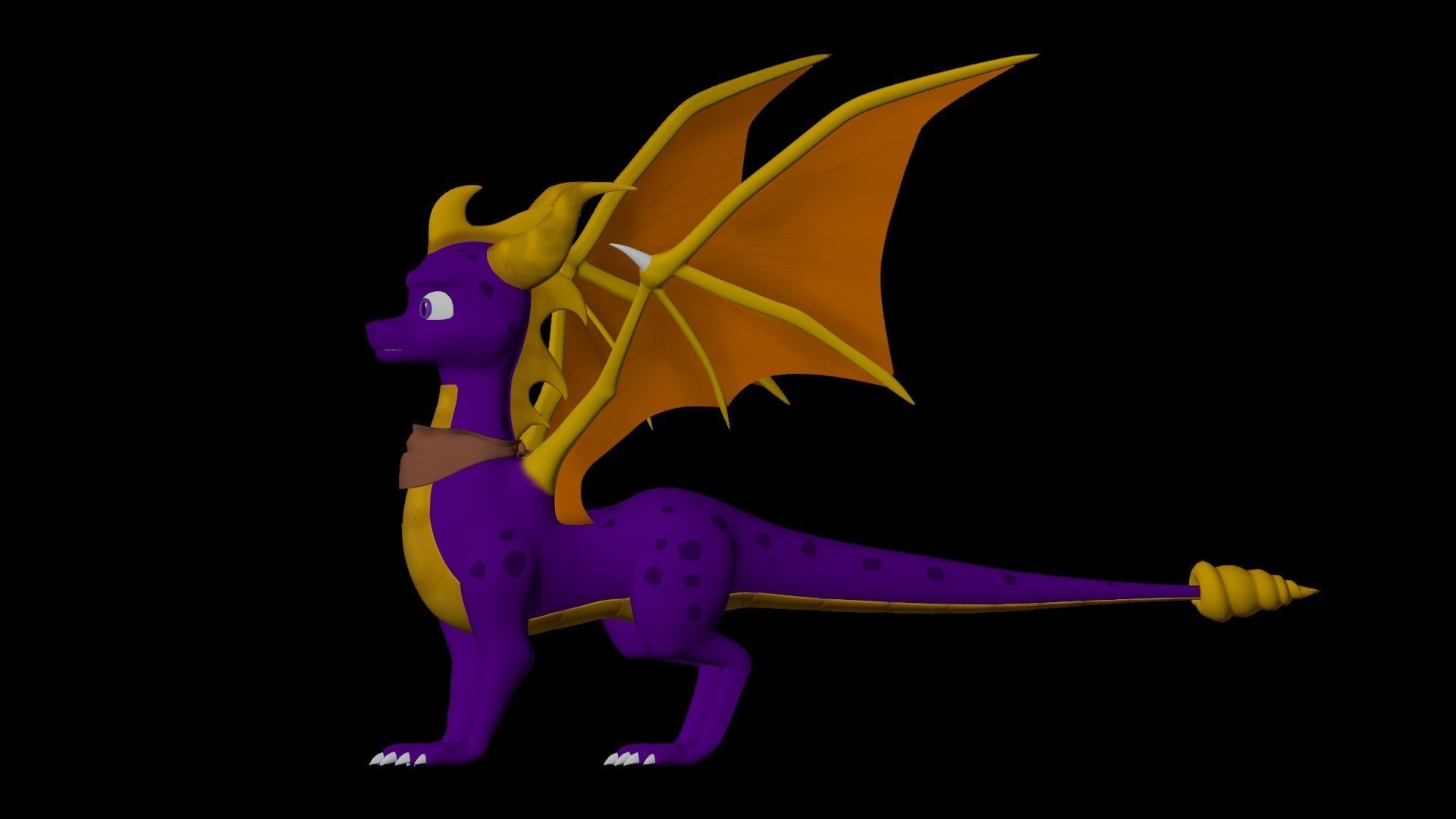 Spyro and Cynder Reboot Models Low-poly 3D model_93
