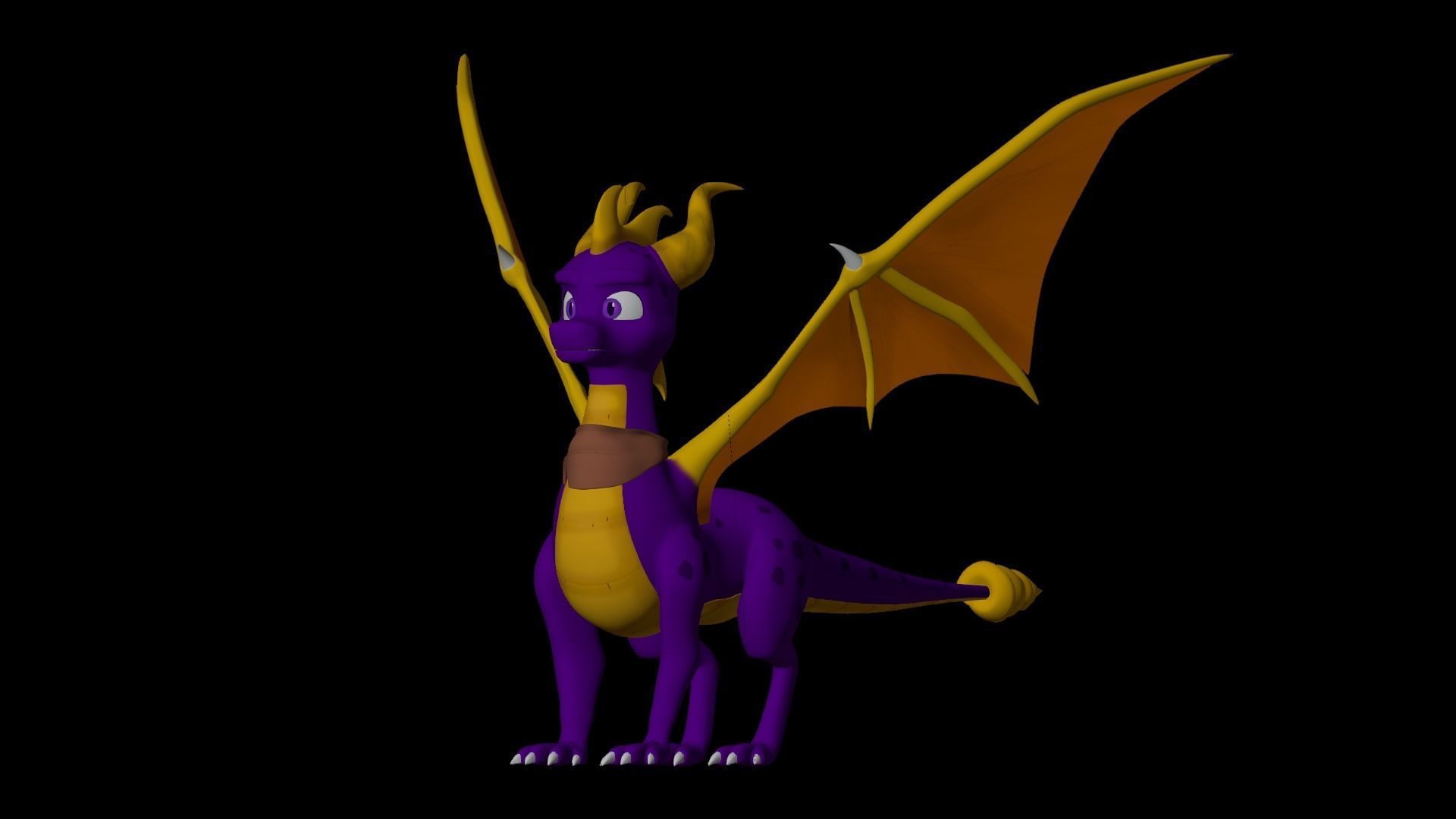 Spyro and Cynder Reboot Models Low-poly 3D model_55