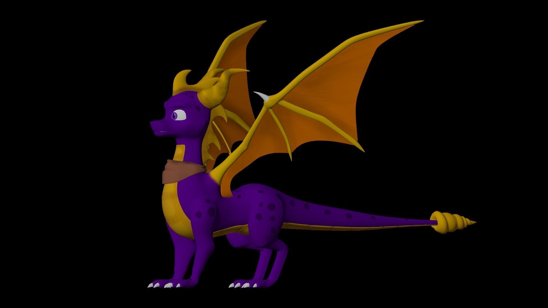 Spyro and Cynder Reboot Models Low-poly 3D model_96