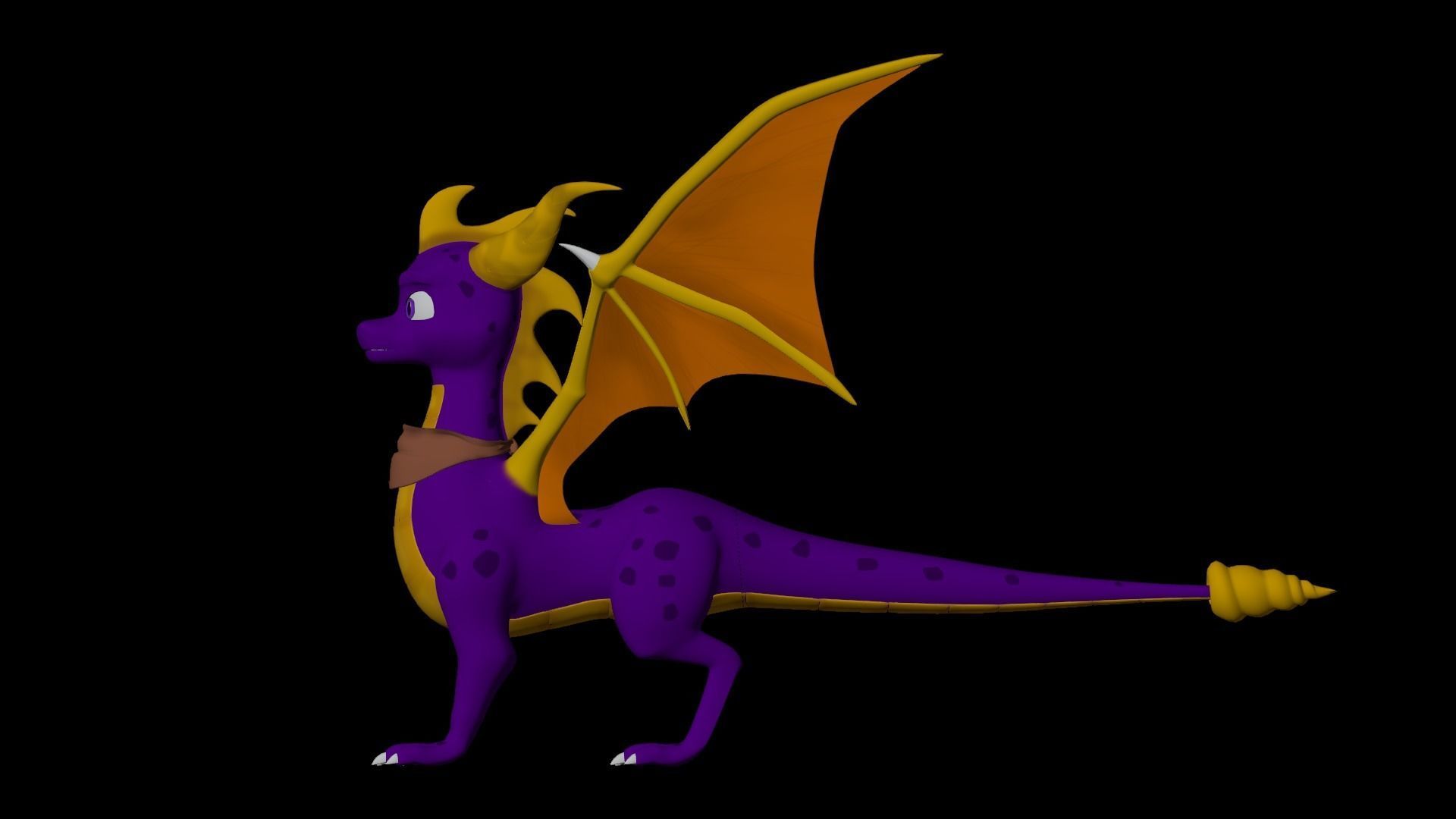 Spyro and Cynder Reboot Models Low-poly 3D model_51