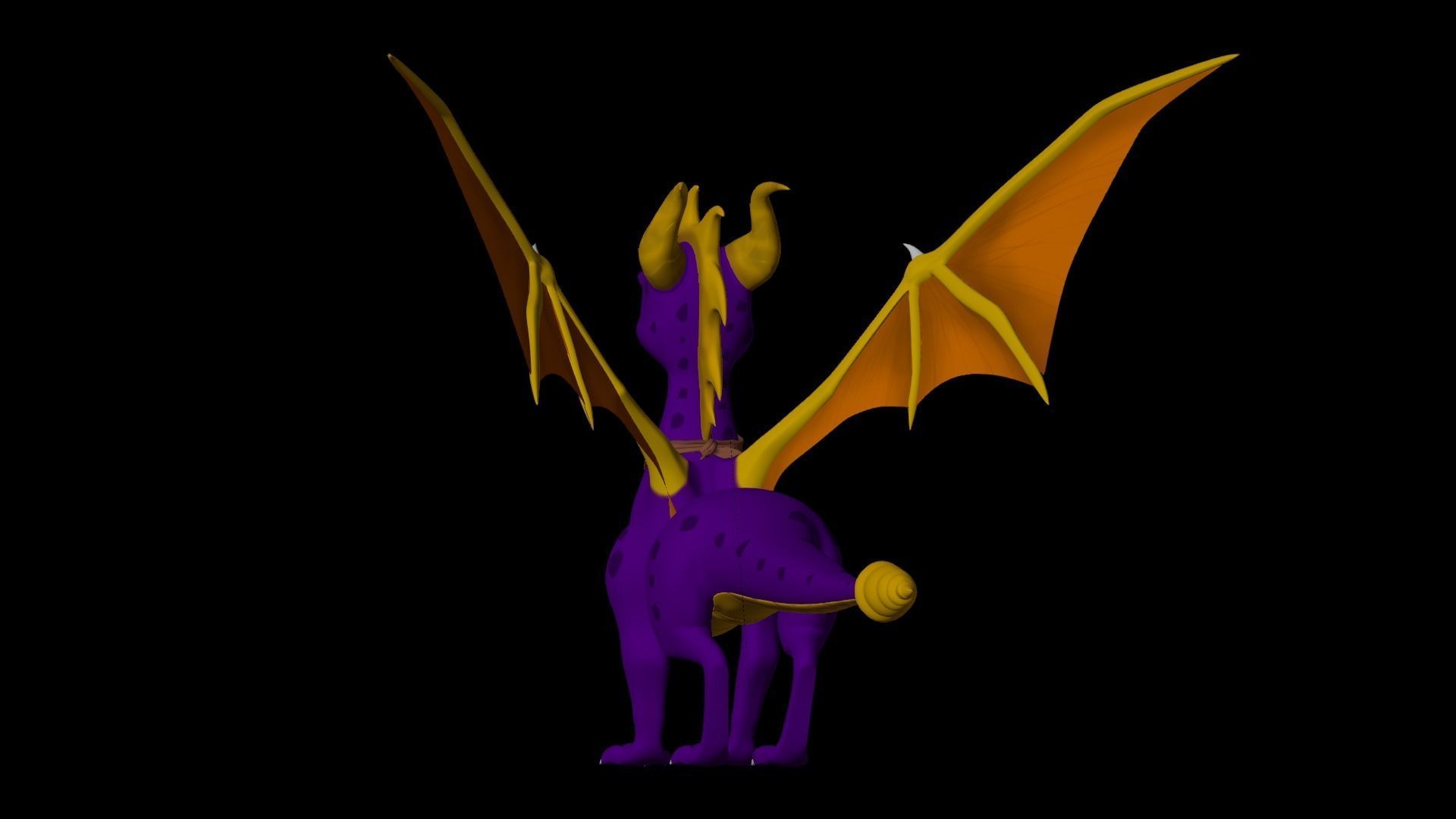Spyro and Cynder Reboot Models Low-poly 3D model_14