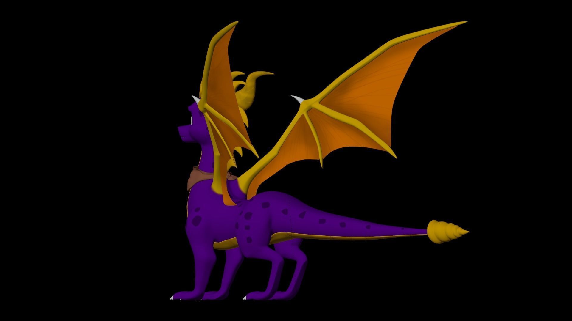 Spyro and Cynder Reboot Models Low-poly 3D model_36
