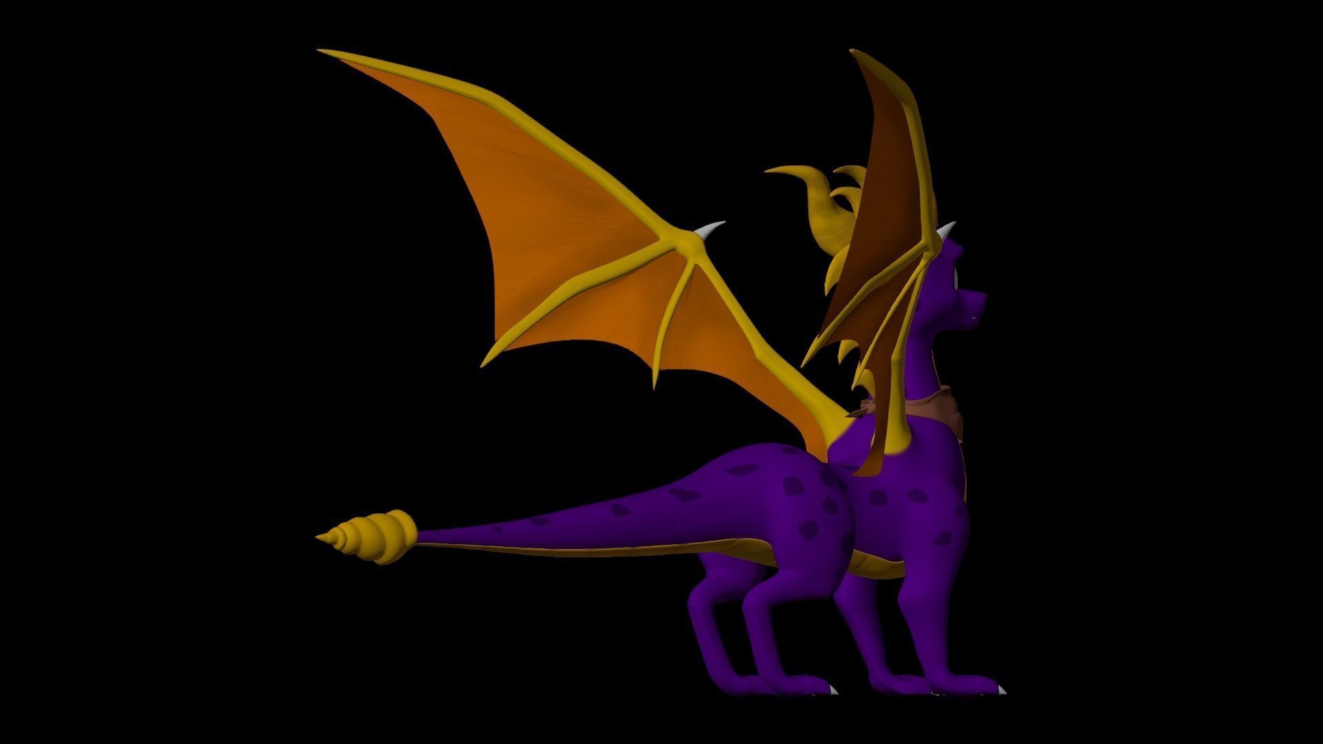 Spyro and Cynder Reboot Models Low-poly 3D model_78
