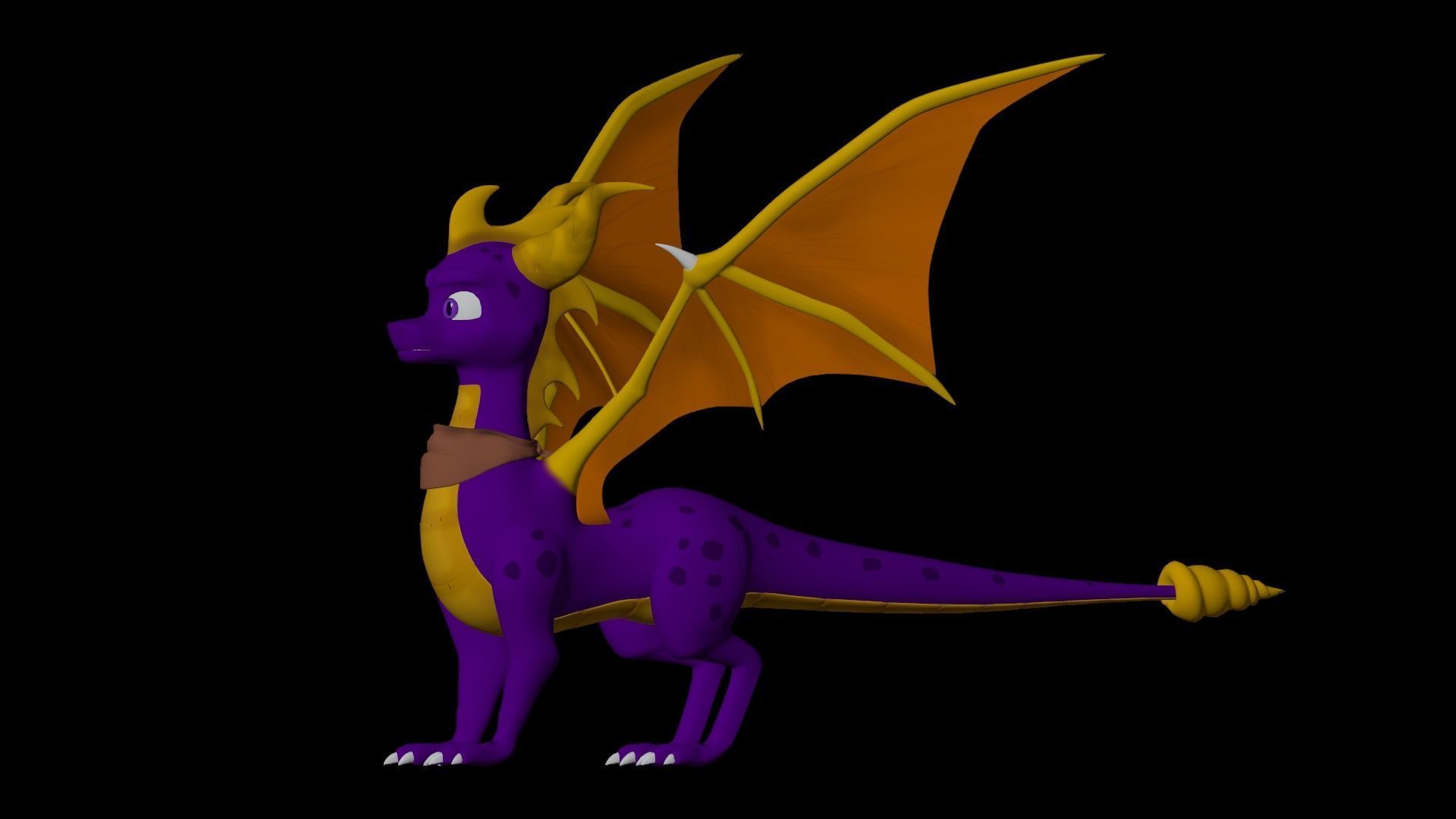 Spyro and Cynder Reboot Models Low-poly 3D model_94