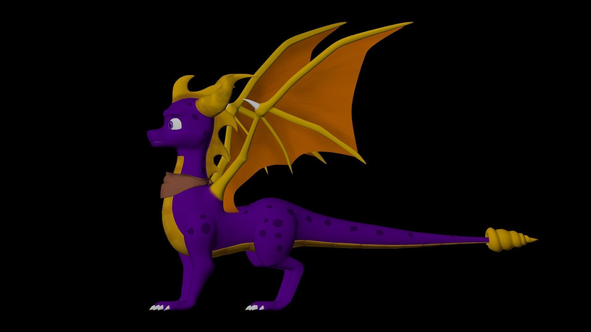 Spyro and Cynder Reboot Models Low-poly 3D model_92