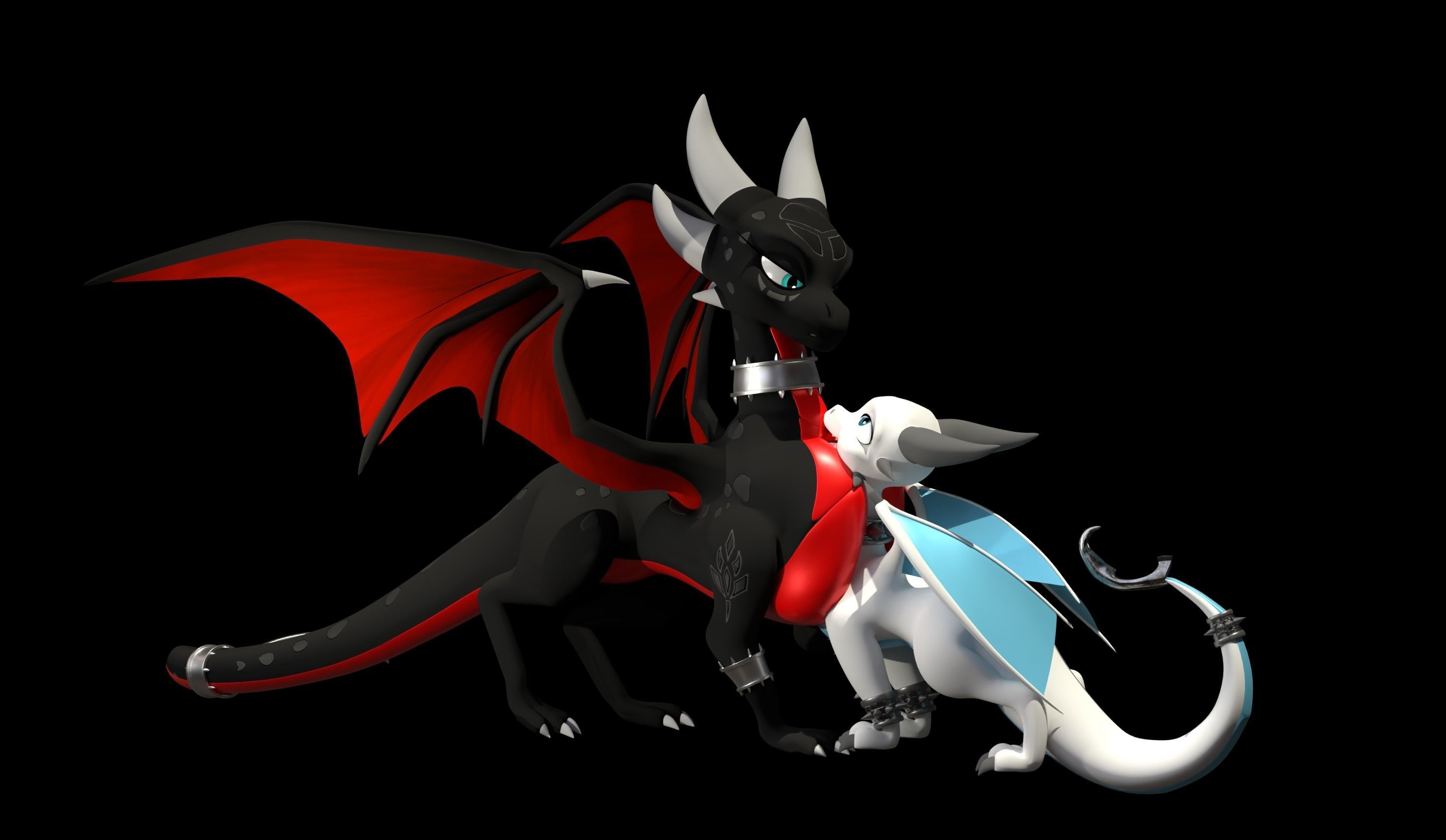 Spyro and Cynder Reboot Models Low-poly 3D model_10