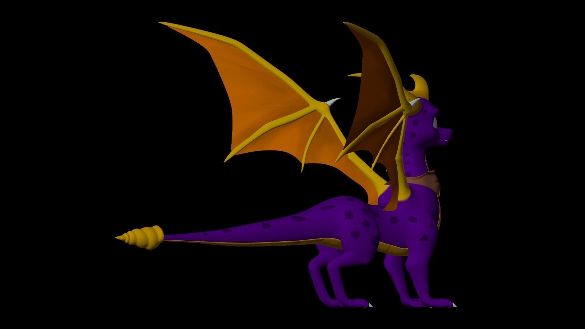 Spyro and Cynder Reboot Models Low-poly 3D model_74