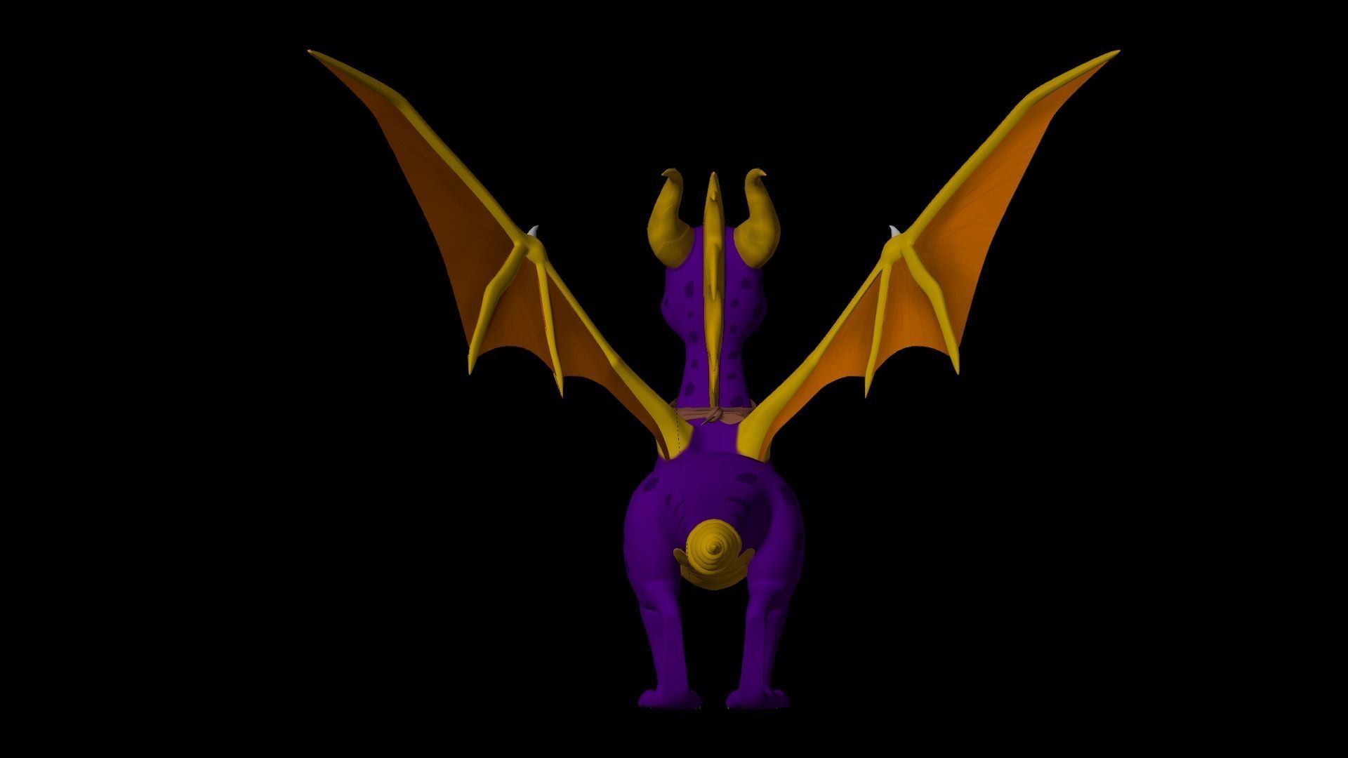 Spyro and Cynder Reboot Models Low-poly 3D model_25