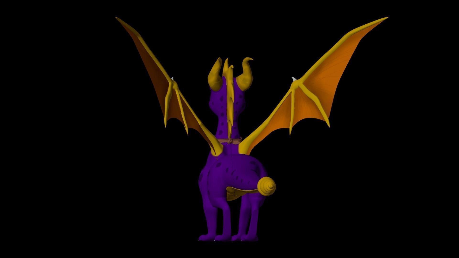 Spyro and Cynder Reboot Models Low-poly 3D model_24