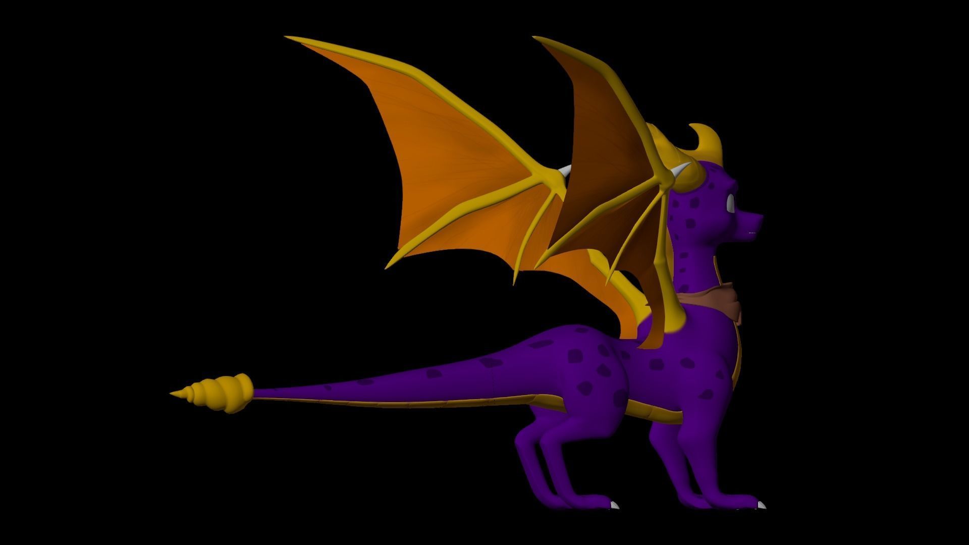 Spyro and Cynder Reboot Models Low-poly 3D model_102