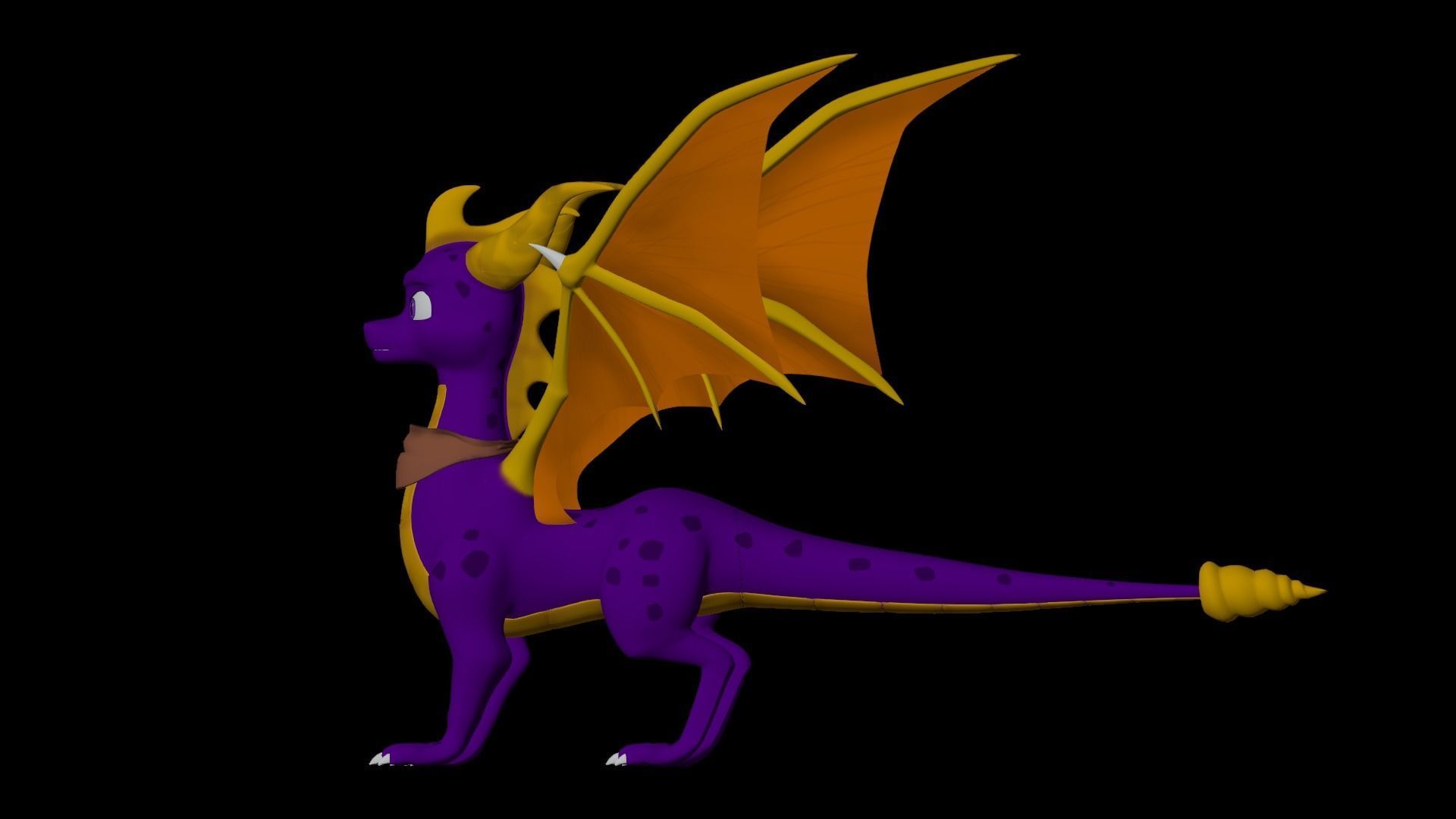 Spyro and Cynder Reboot Models Low-poly 3D model_34