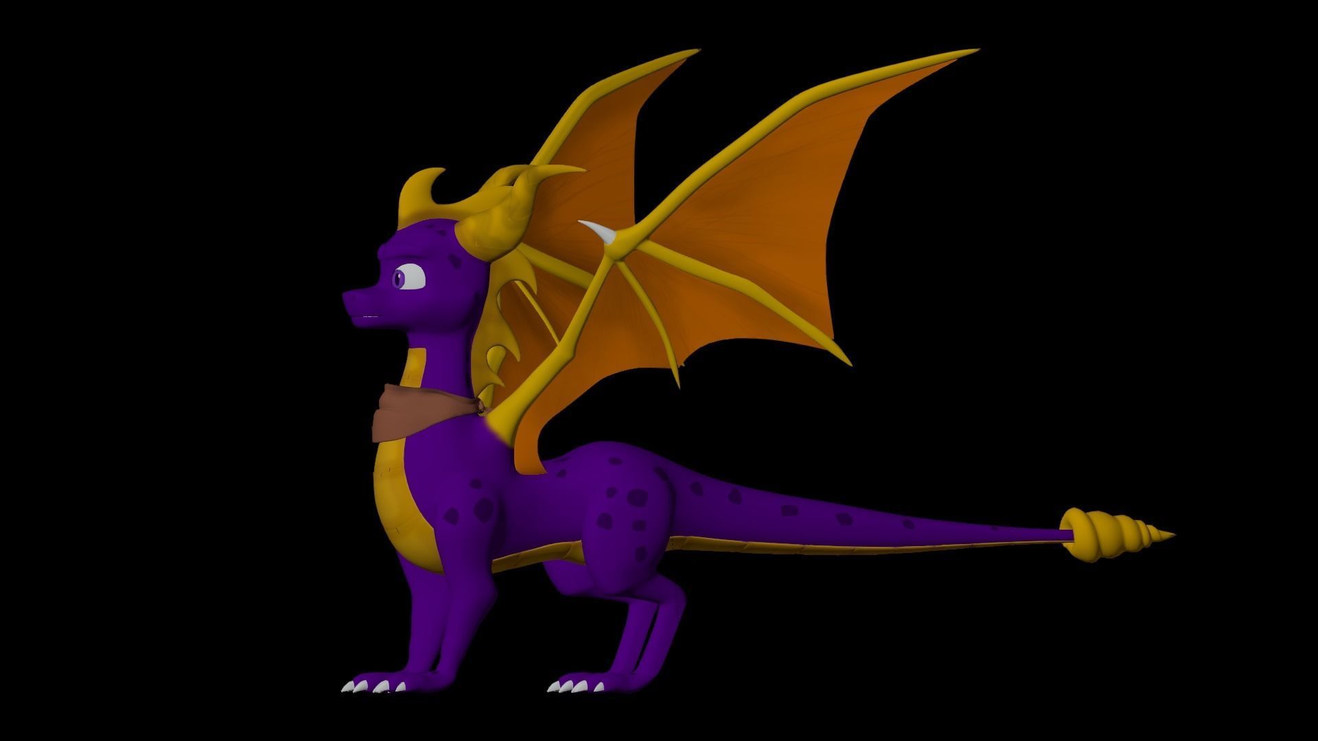 Spyro and Cynder Reboot Models Low-poly 3D model_95
