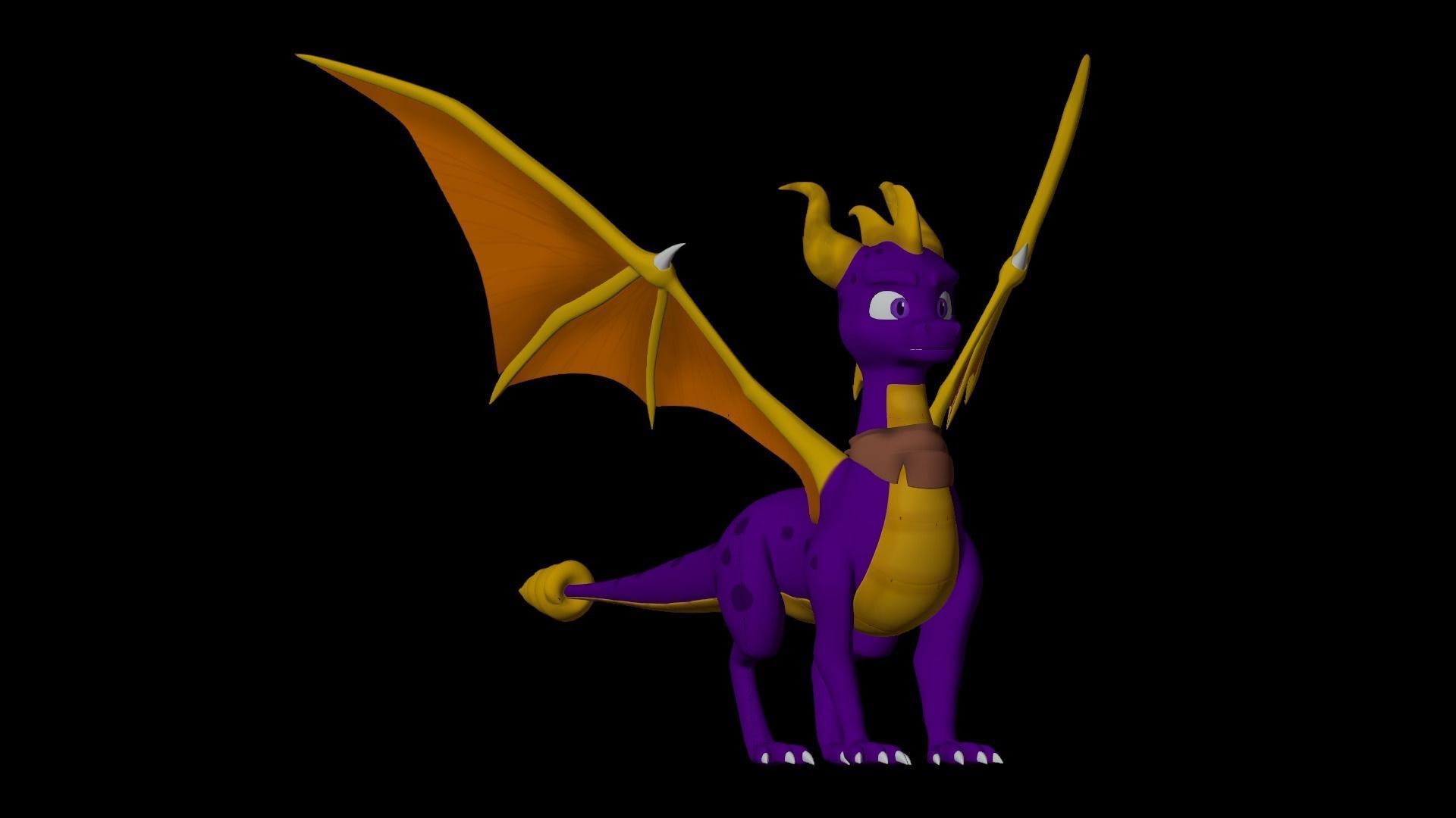 Spyro and Cynder Reboot Models Low-poly 3D model_59