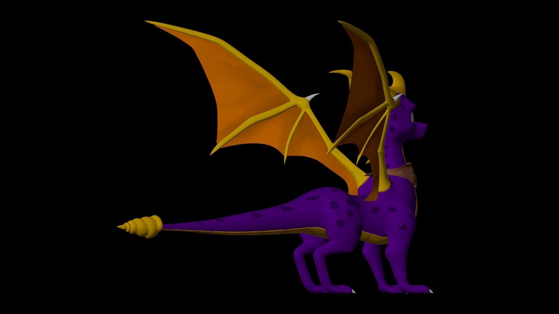 Spyro and Cynder Reboot Models Low-poly 3D model_76