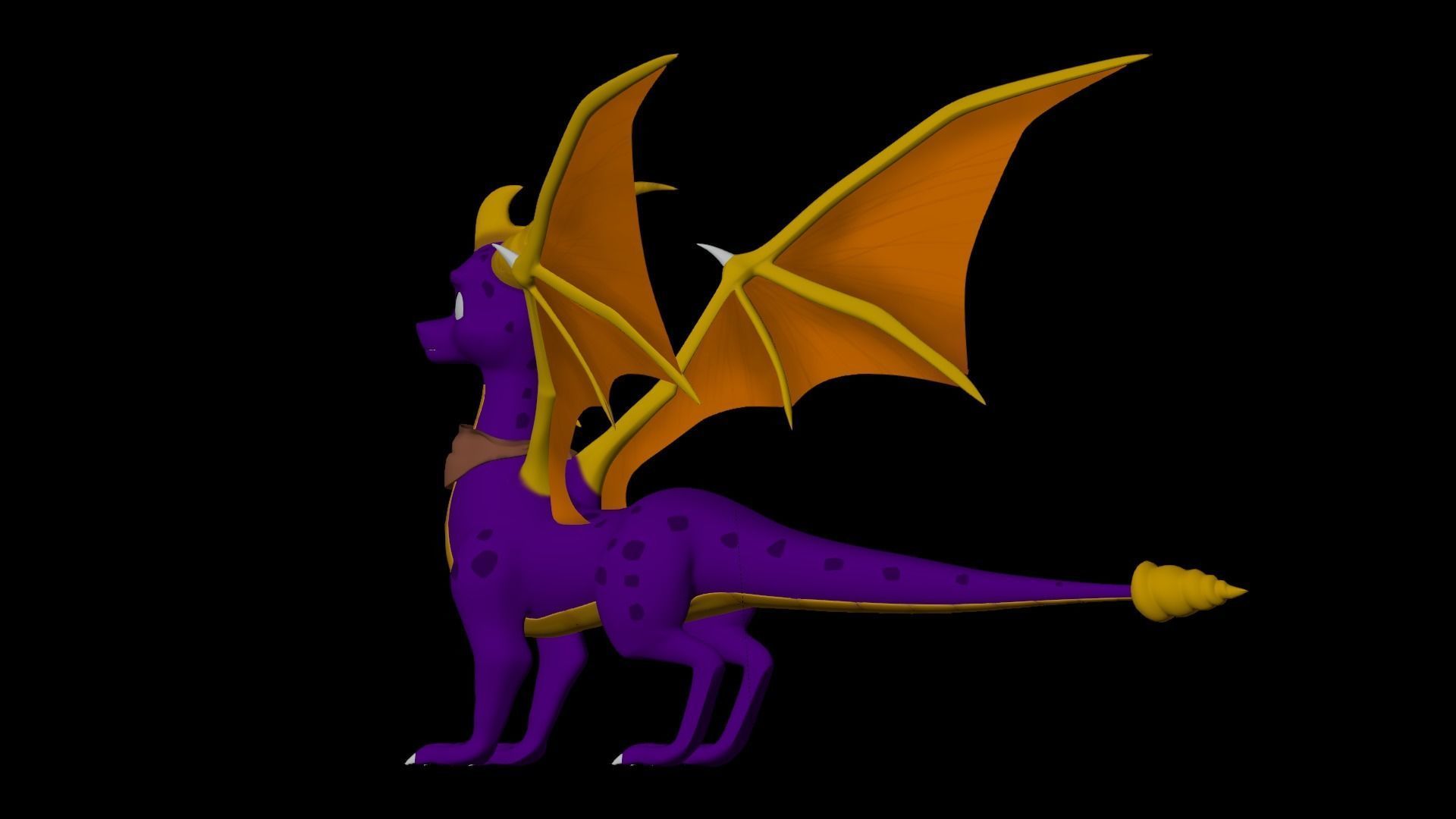 Spyro and Cynder Reboot Models Low-poly 3D model_35