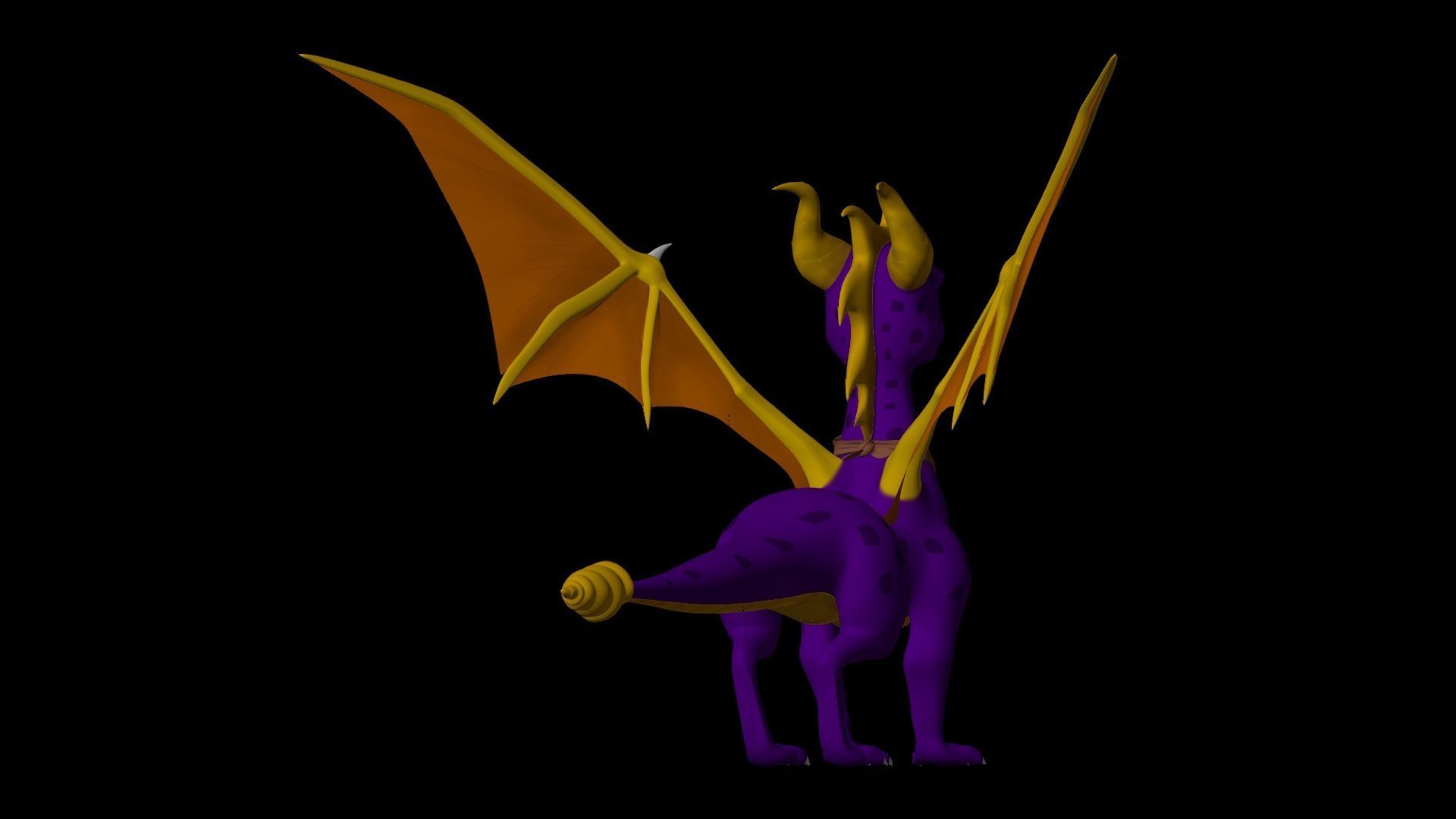 Spyro and Cynder Reboot Models Low-poly 3D model_16