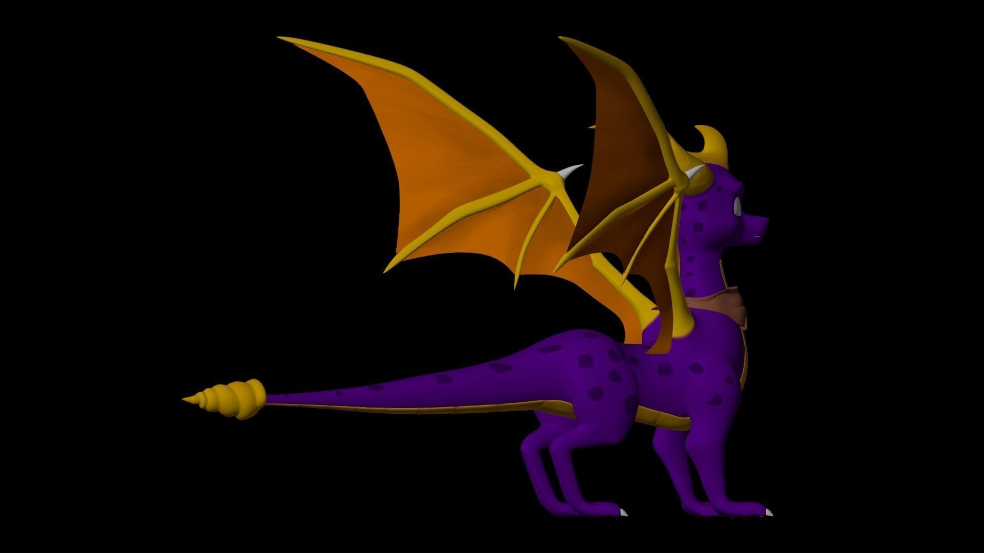 Spyro and Cynder Reboot Models Low-poly 3D model_101