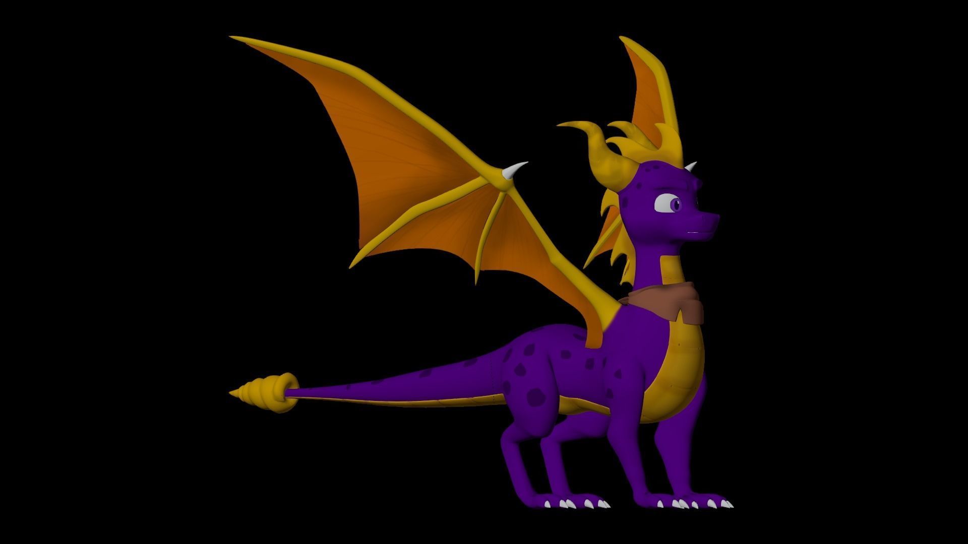 Spyro and Cynder Reboot Models Low-poly 3D model_65