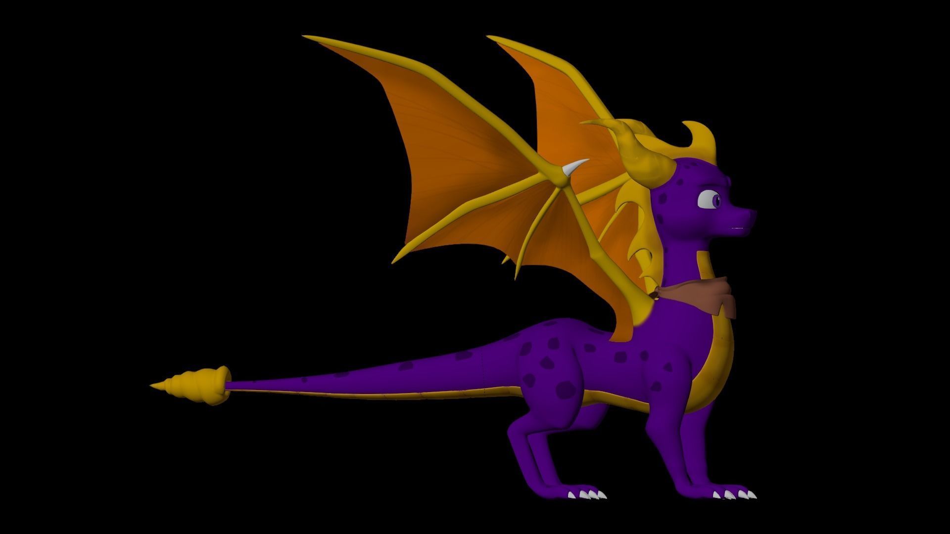 Spyro and Cynder Reboot Models Low-poly 3D model_106