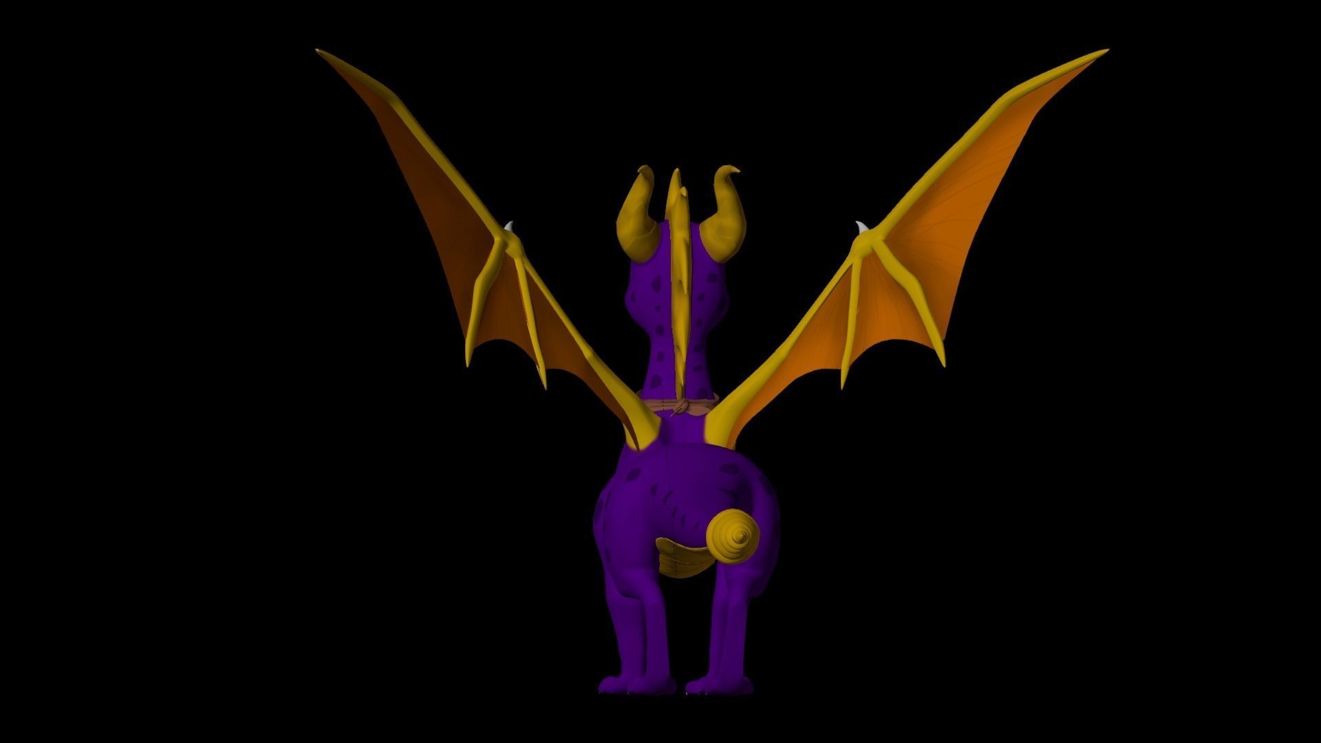 Spyro and Cynder Reboot Models Low-poly 3D model_27