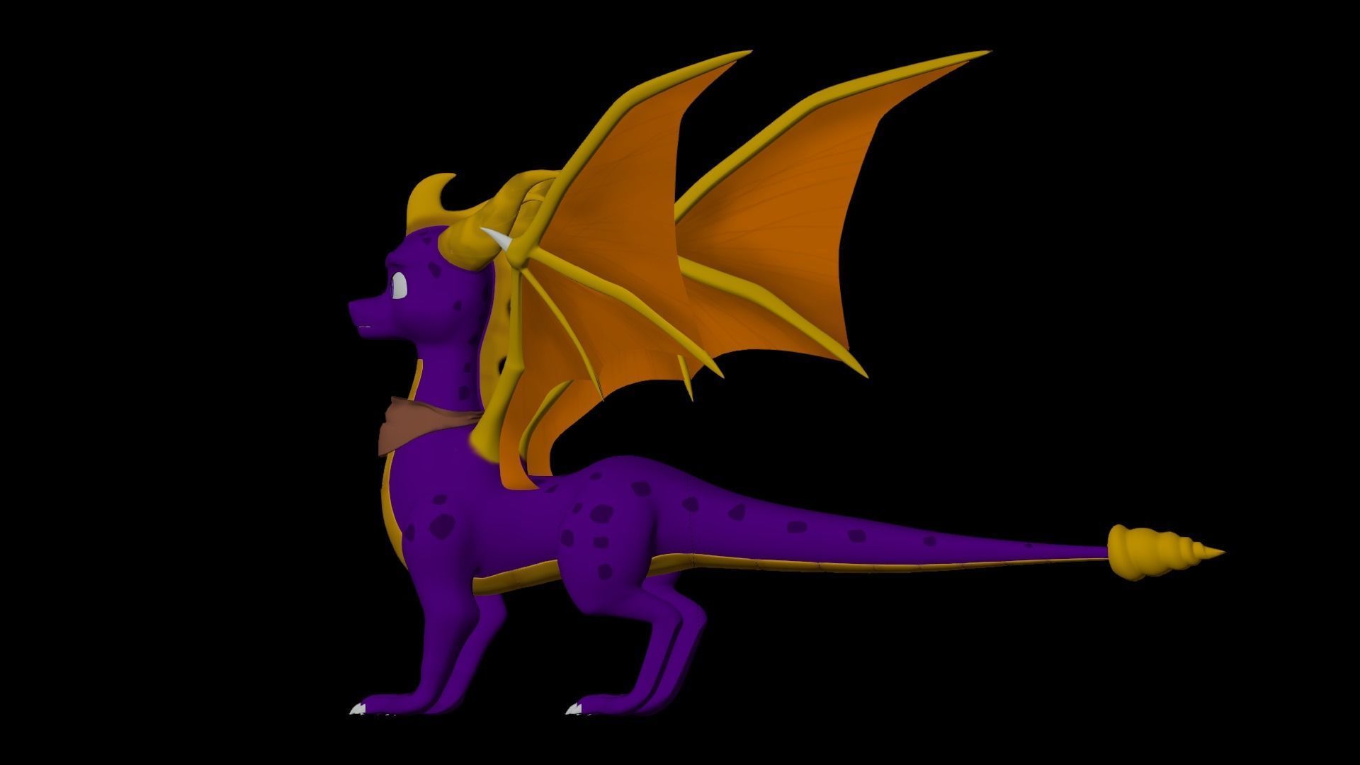 Spyro and Cynder Reboot Models Low-poly 3D model_88