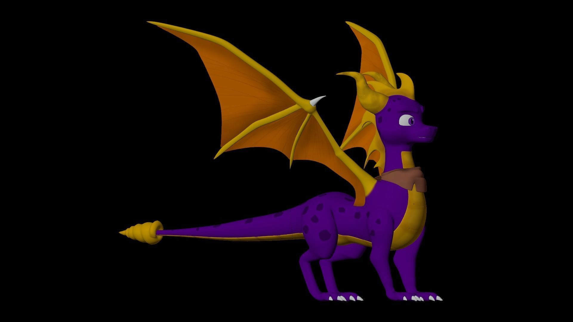 Spyro and Cynder Reboot Models Low-poly 3D model_98
