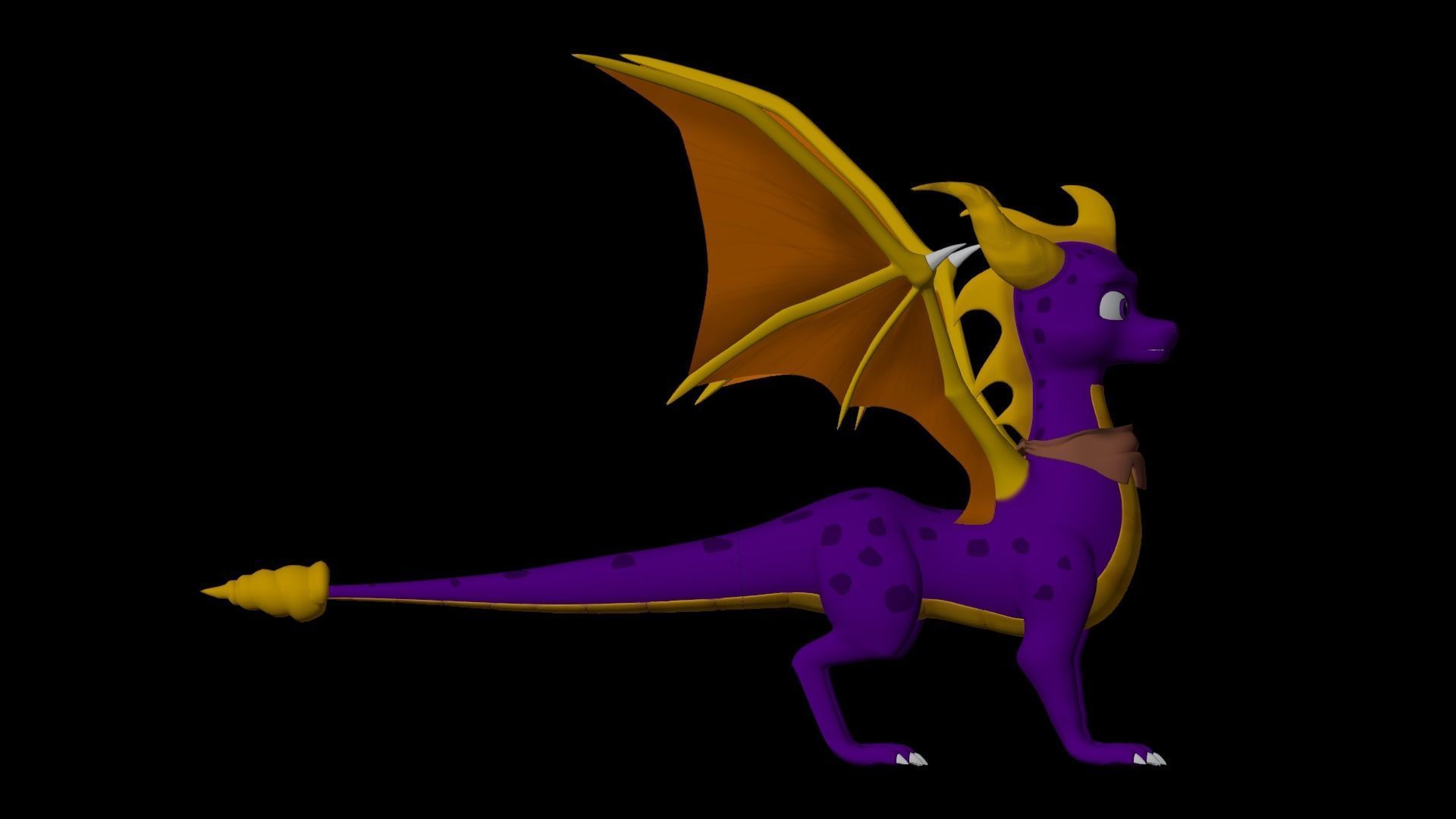 Spyro and Cynder Reboot Models Low-poly 3D model_69