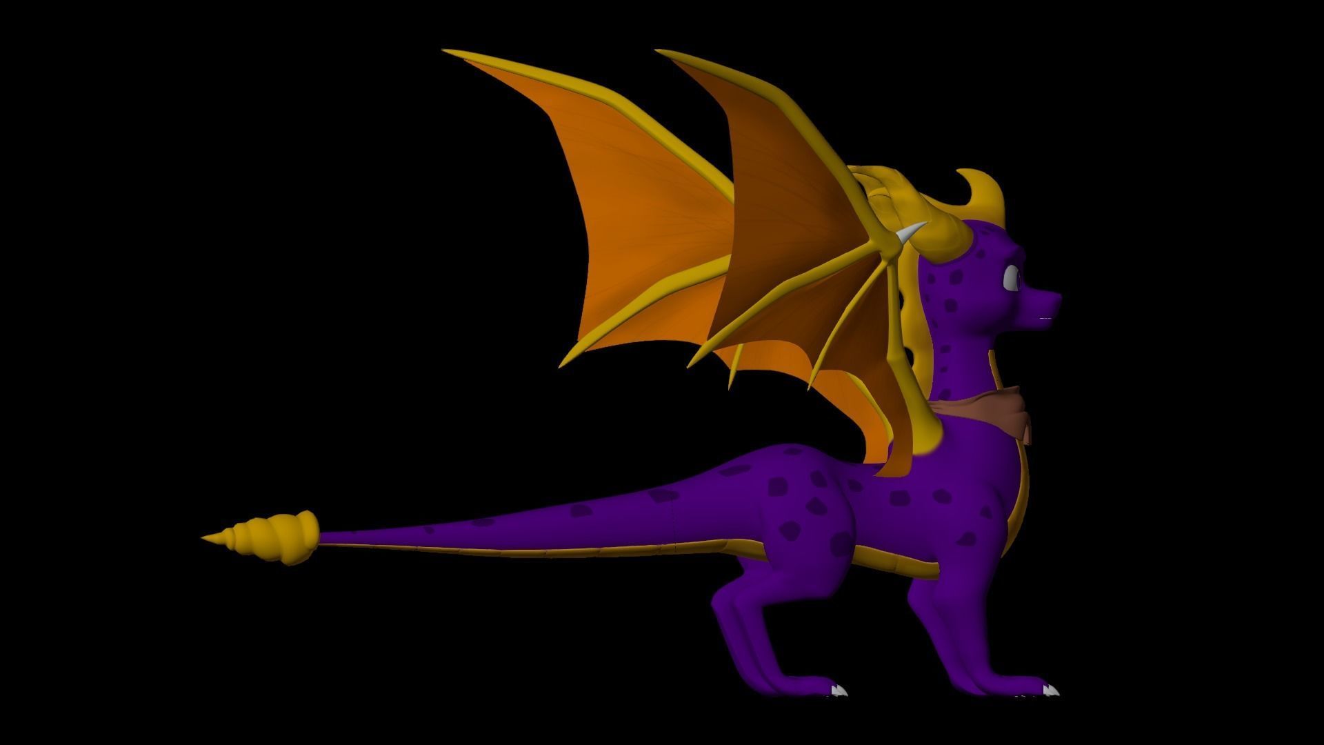 Spyro and Cynder Reboot Models Low-poly 3D model_110