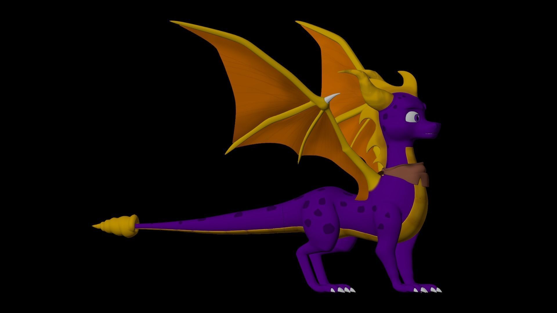 Spyro and Cynder Reboot Models Low-poly 3D model_104