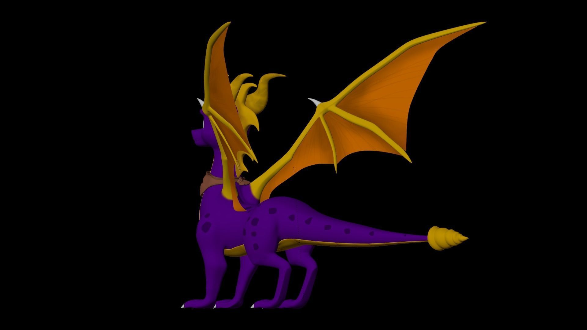 Spyro and Cynder Reboot Models Low-poly 3D model_28