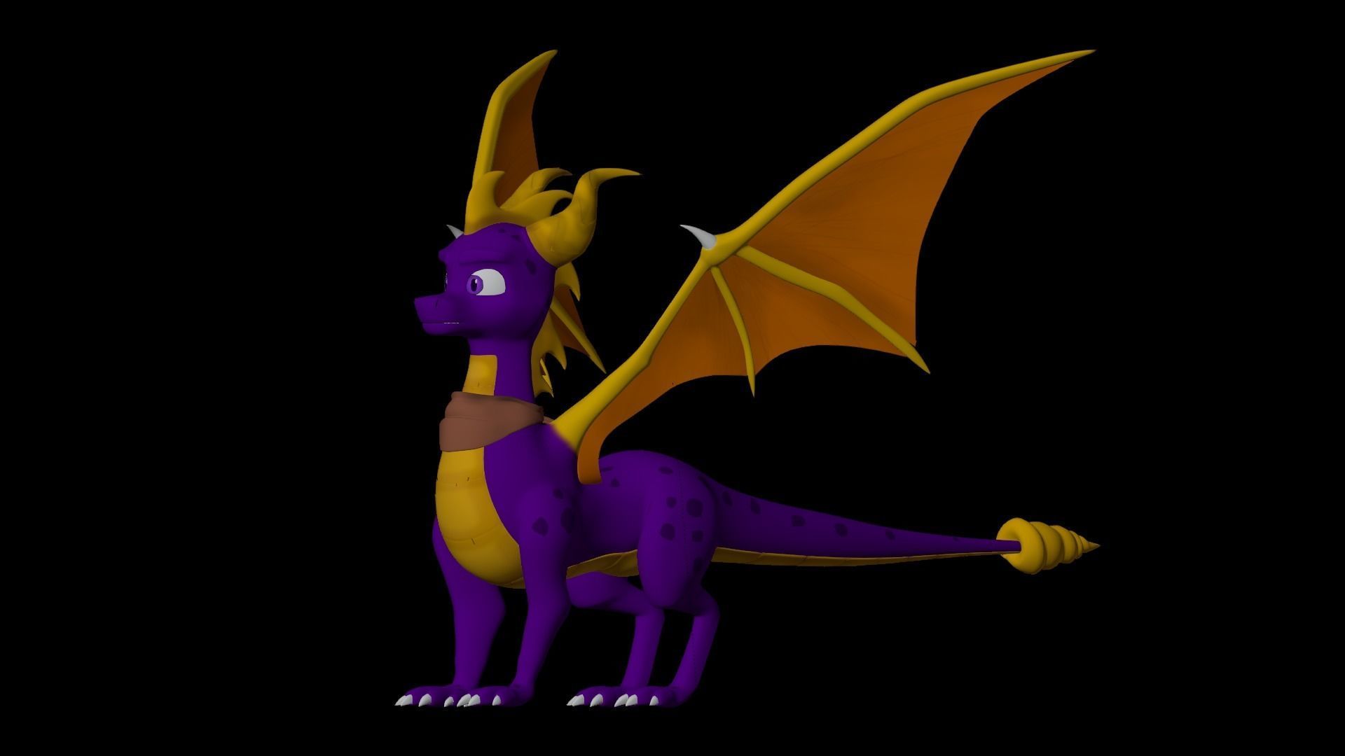 Spyro and Cynder Reboot Models Low-poly 3D model_47