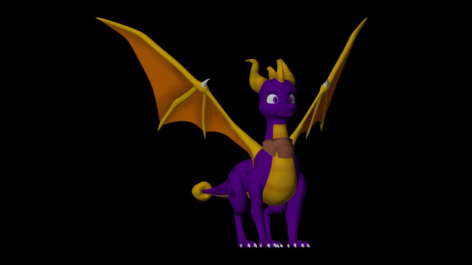 Spyro and Cynder Reboot Models Low-poly 3D model_57