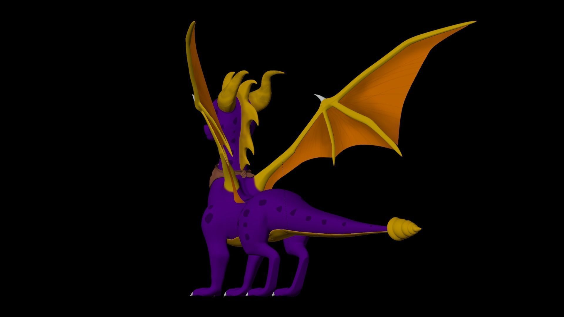 Spyro and Cynder Reboot Models Low-poly 3D model_33