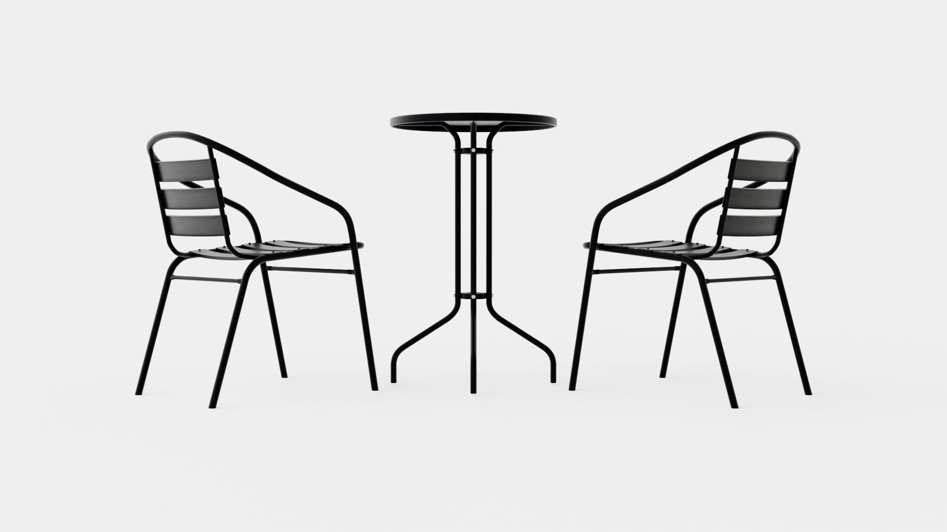 Sofia Cafe Set Low-poly 3D model_4