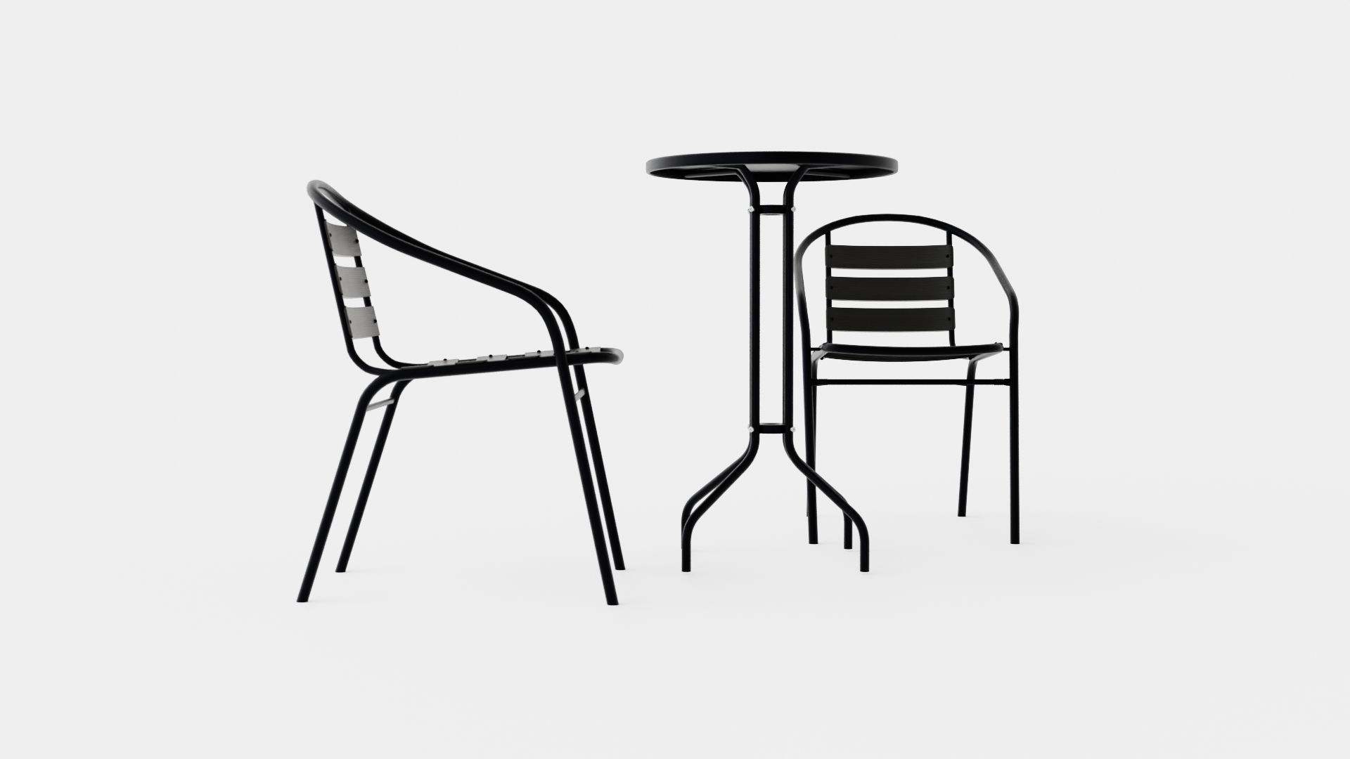 Sofia Cafe Set Low-poly 3D model_1