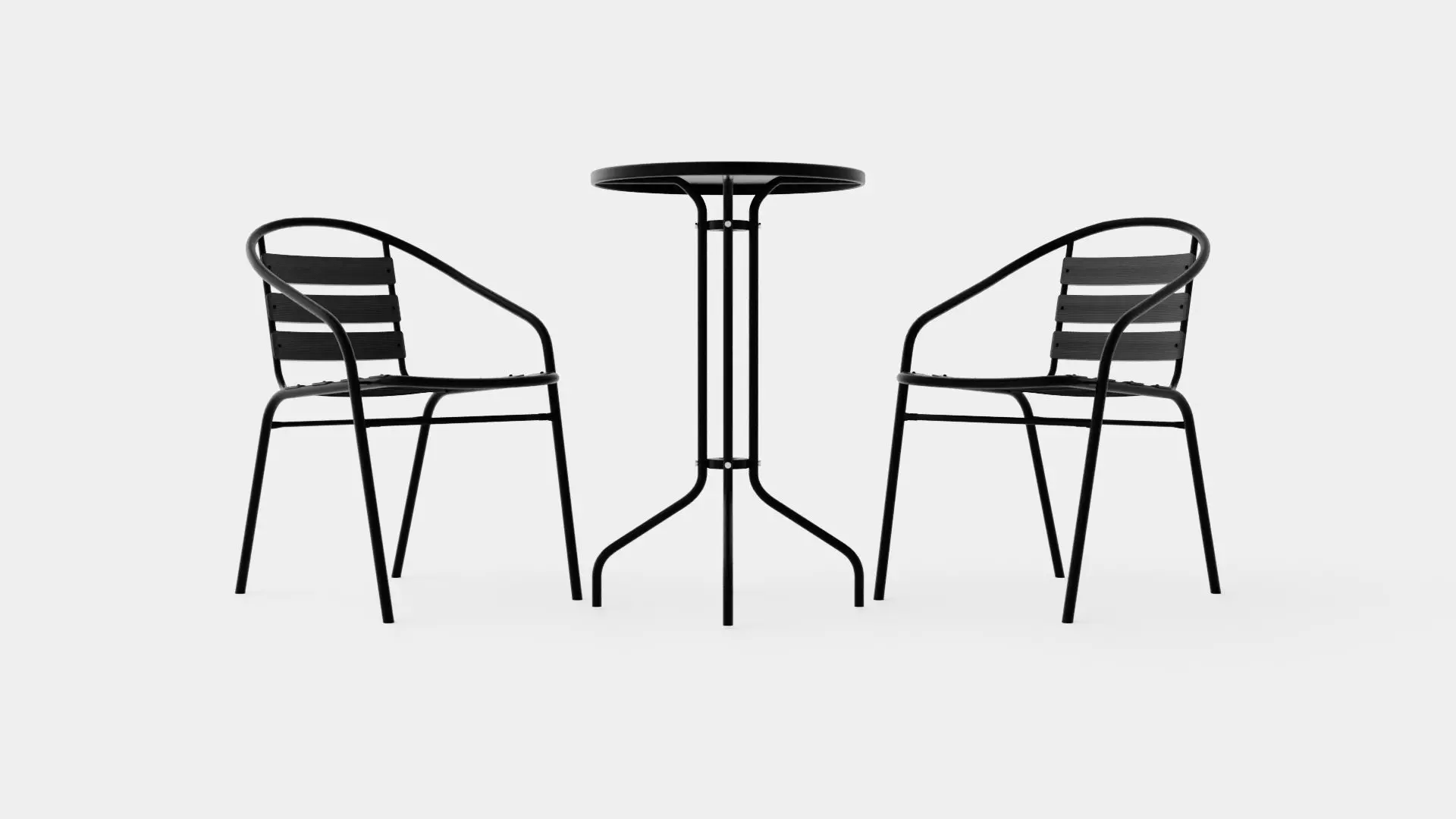 Sofia Cafe Set Low-poly 3D model_0