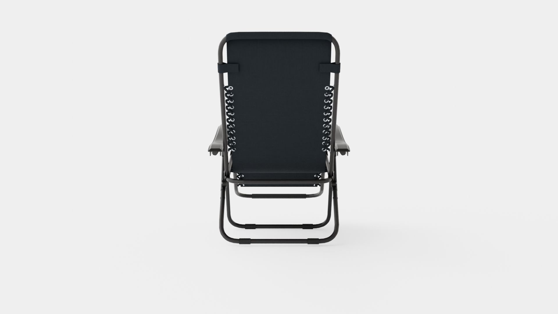 Hannover Relax Chair Black Low-poly 3D model_4