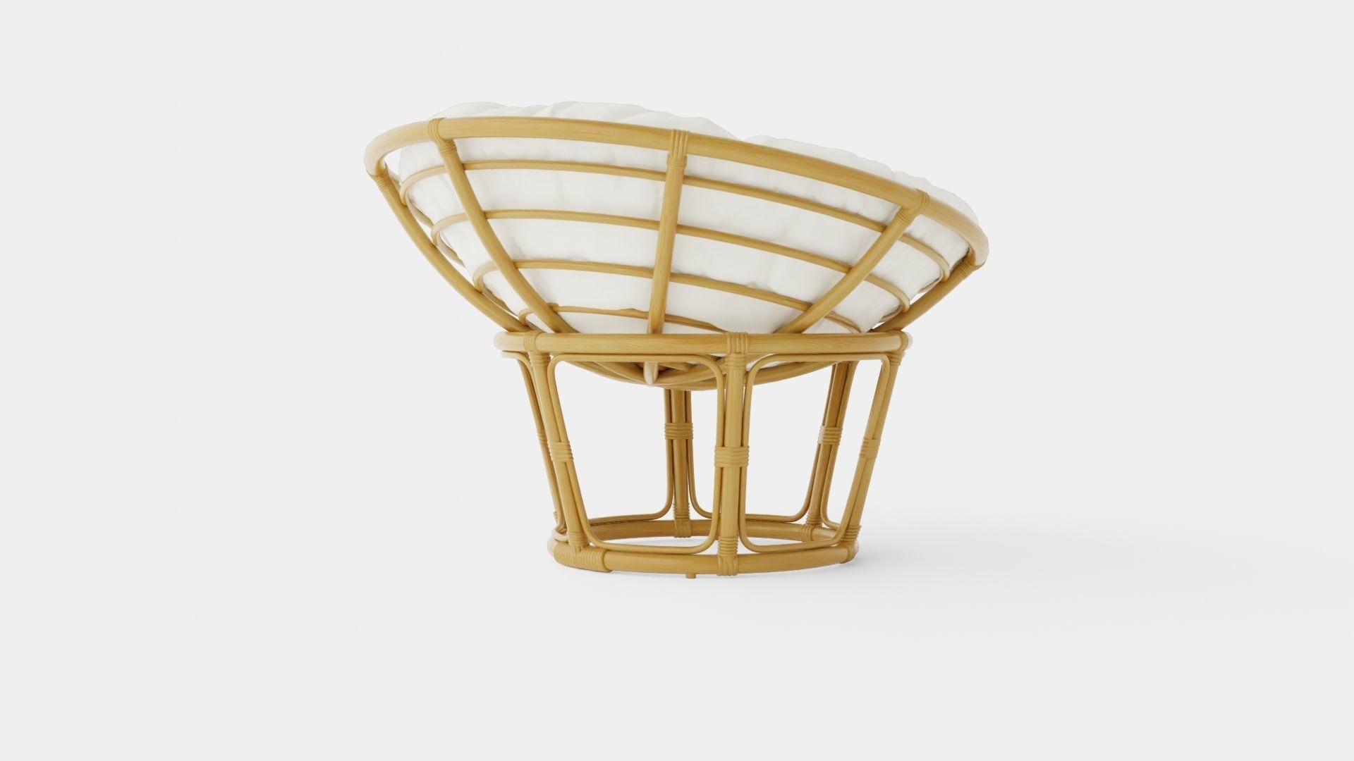 Giovanni Papasan Chair Low-poly 3D model_3