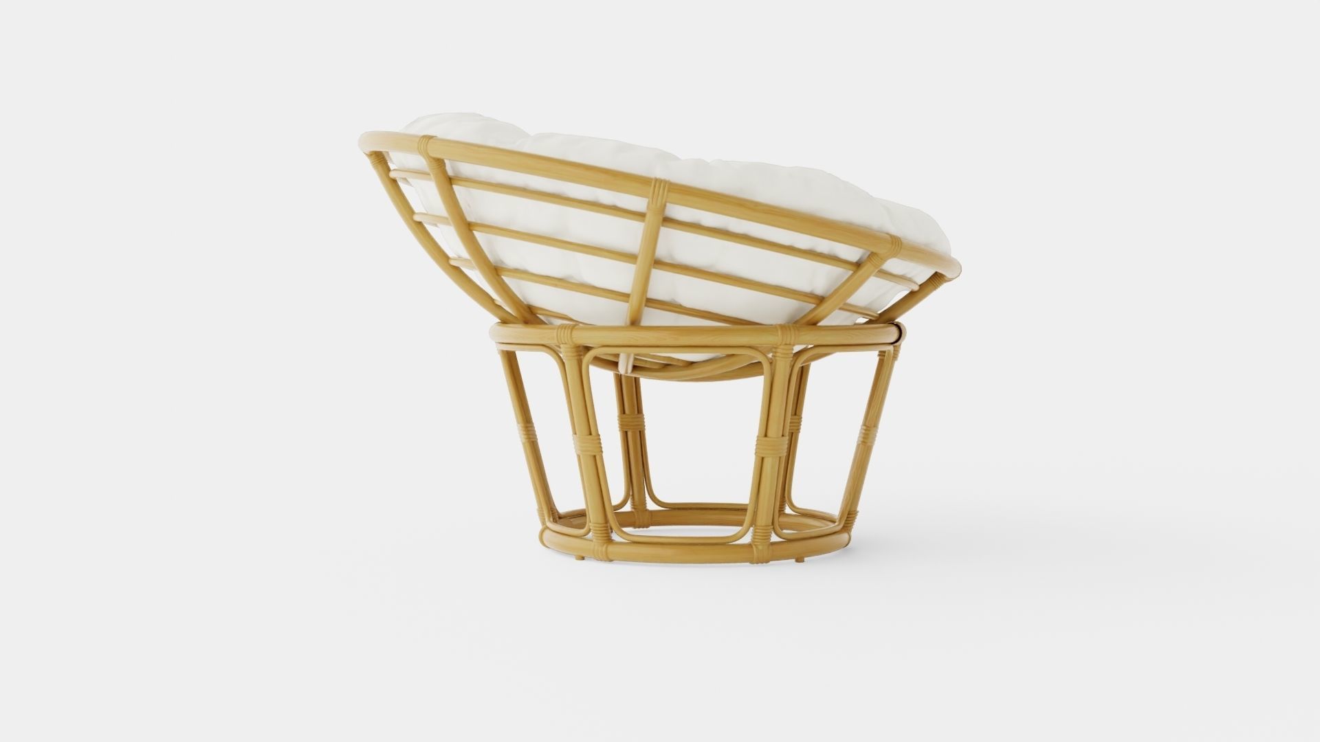 Giovanni Papasan Chair Low-poly 3D model_2