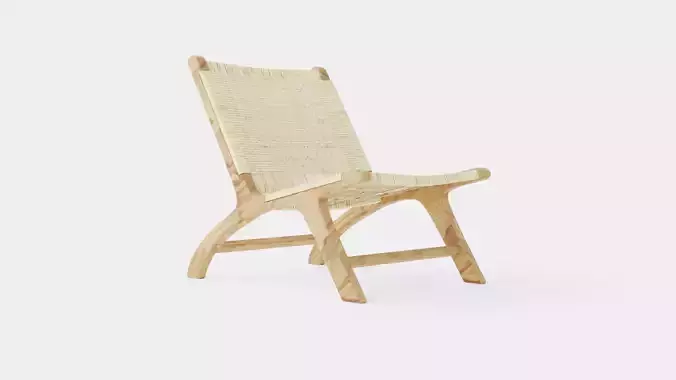 Brianza Lounge Chair Low-poly 3D model