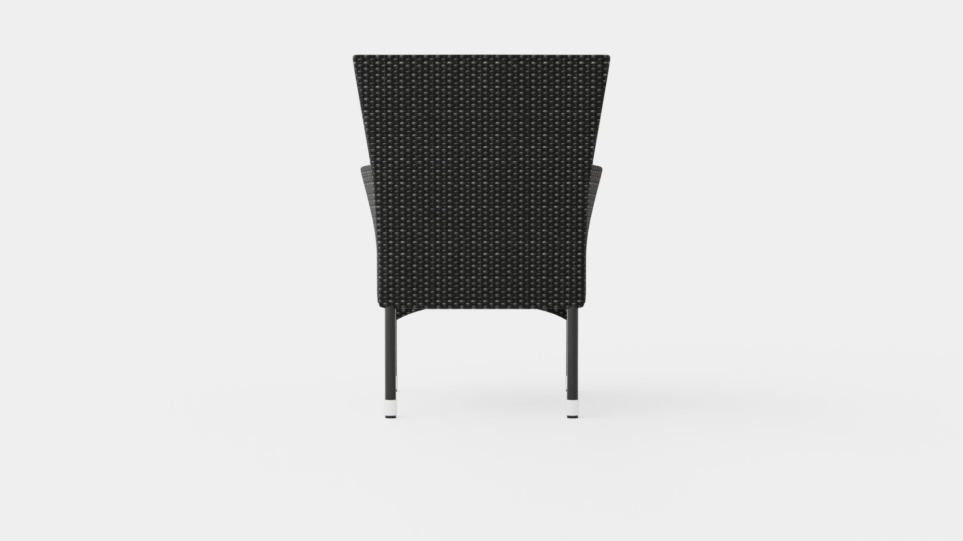 Zaira Dining Chair Low-poly 3D model_4