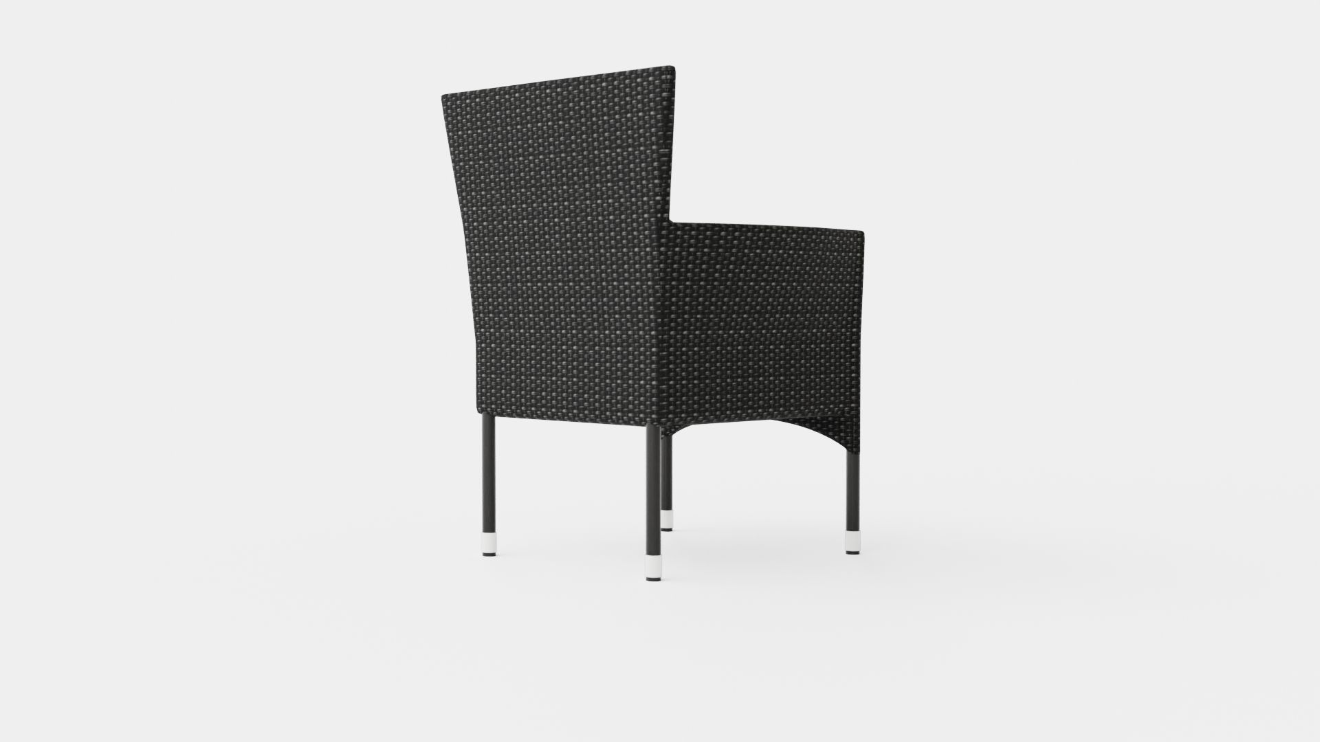 Zaira Dining Chair Low-poly 3D model_3