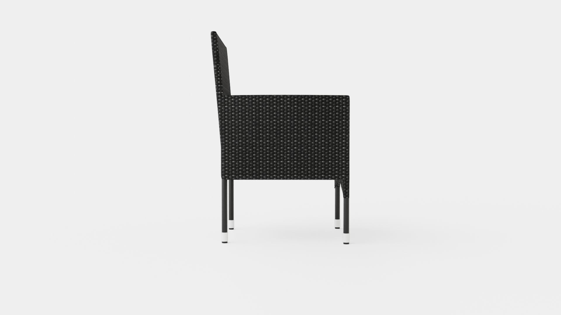 Zaira Dining Chair Low-poly 3D model_2