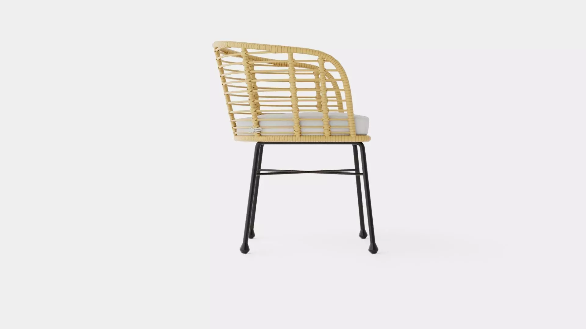 Tretoria Dining Chair Low-poly 3D model_0