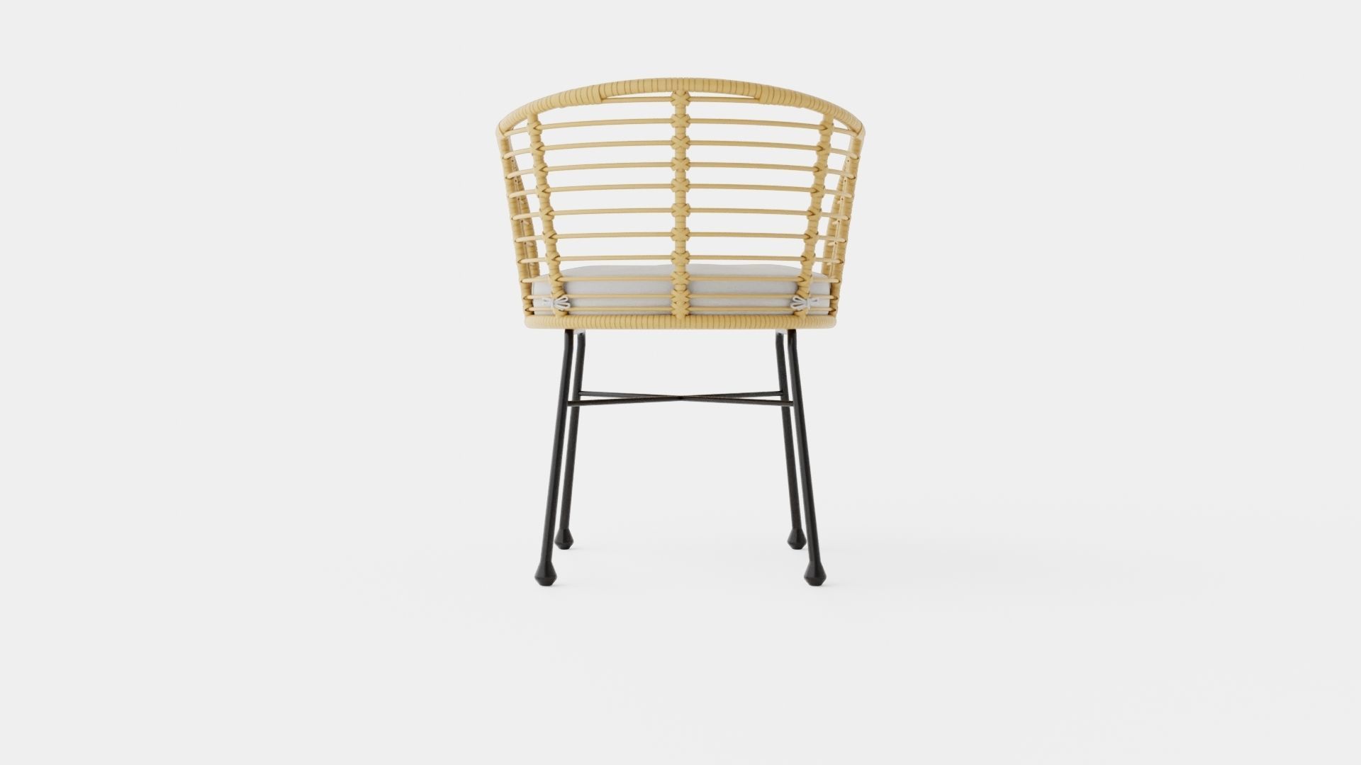 Tretoria Dining Chair Low-poly 3D model_2