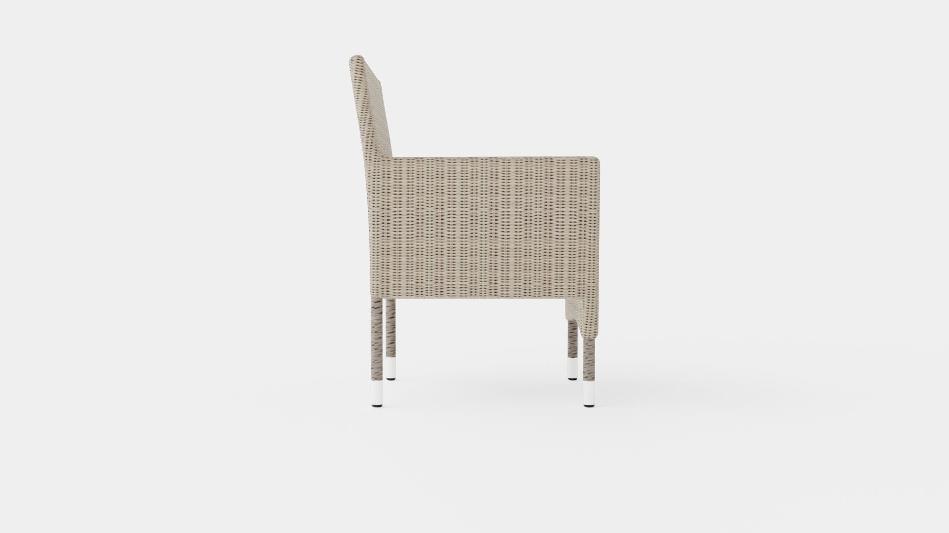 Telese Dining Chair Low-poly 3D model_2