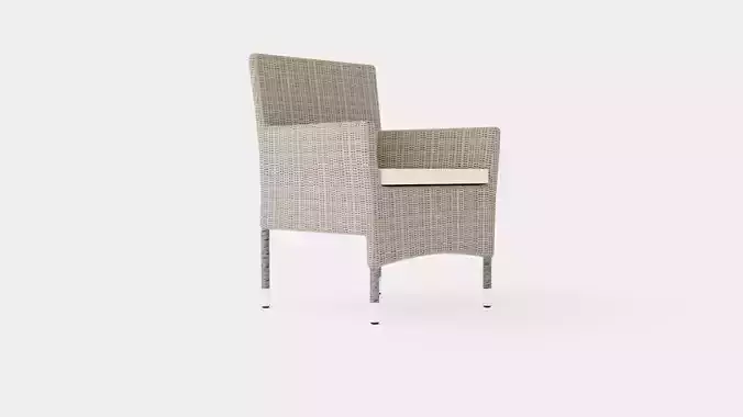 Telese Dining Chair Low-poly 3D model