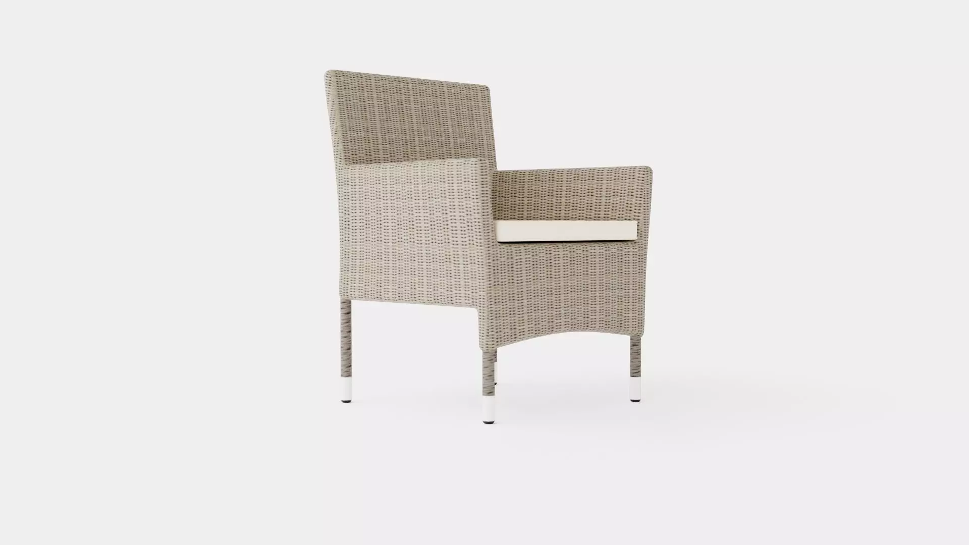 Telese Dining Chair Low-poly 3D model_0