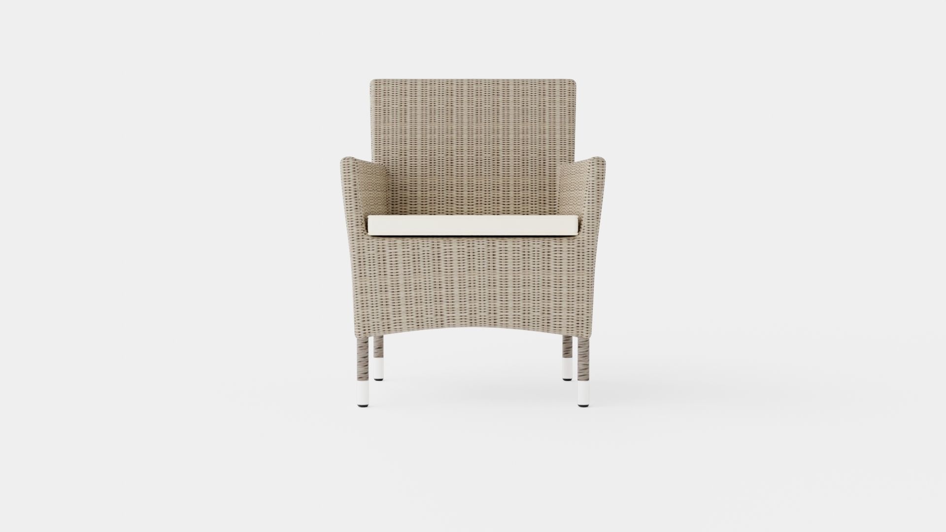 Telese Dining Chair Low-poly 3D model_1